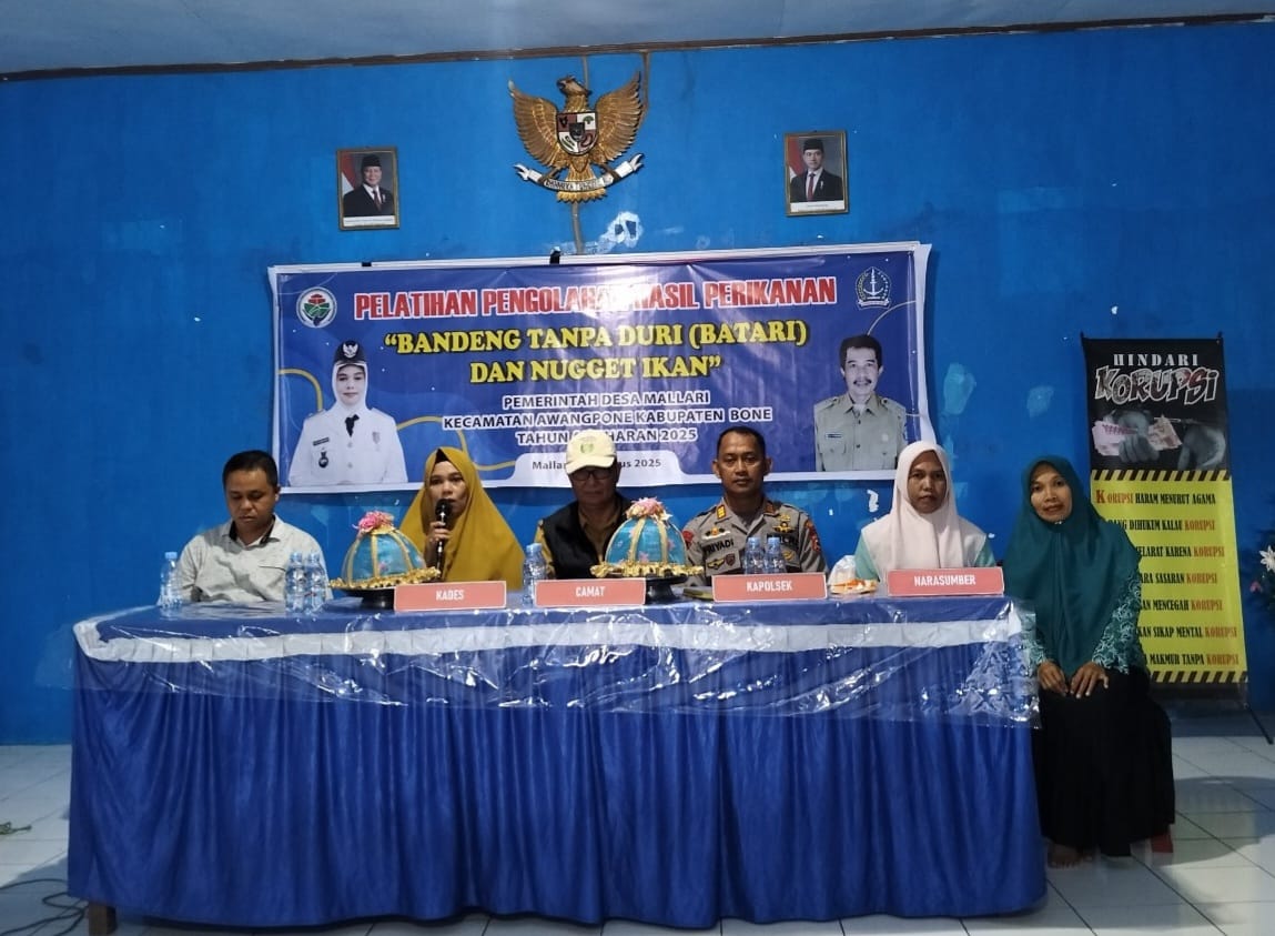 PELATIHAN PENGOLAHAN HASIL PERIKANAN (Bandeng Tanpa Duri (BATARI) dan Nugget Ikan